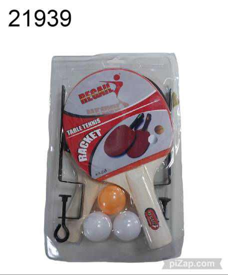 Imagen de PALETA DE PING PONG X2 CON RED 4.25